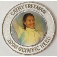 AUSTRALIA 2000 . CATHY FREEMAN . OLYMPIC MEDALLION 